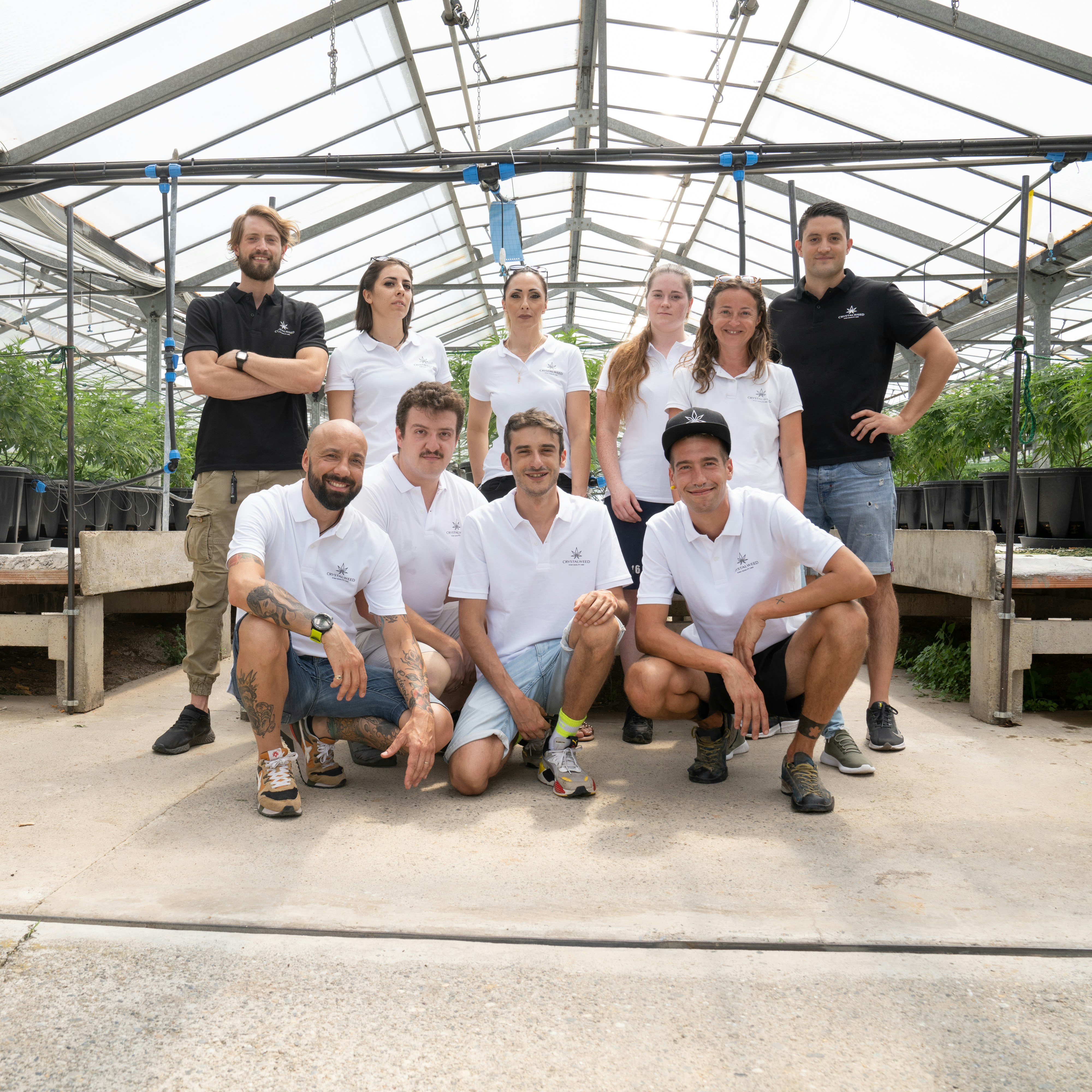 Il team Melucan al lavoro sul campo
